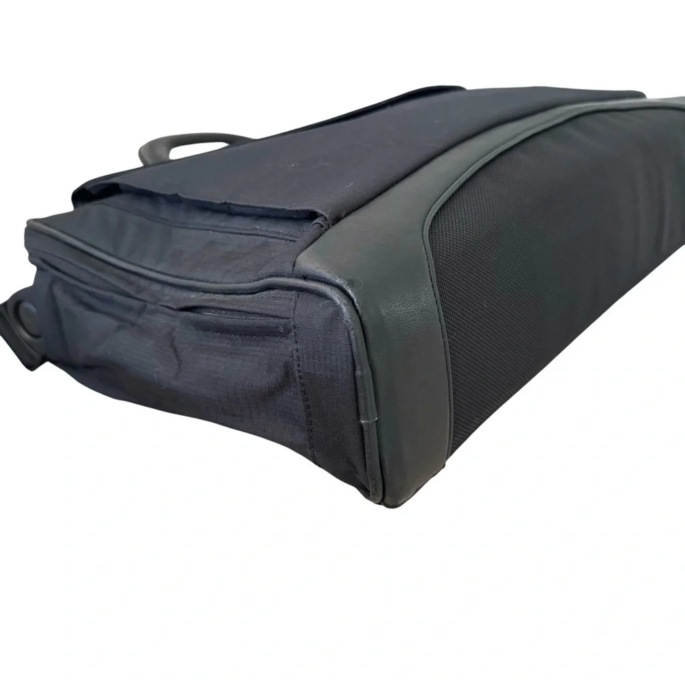 TUMI Alpha Laptop Bag Briefcase Black Ballistic Nylon Travel Bag